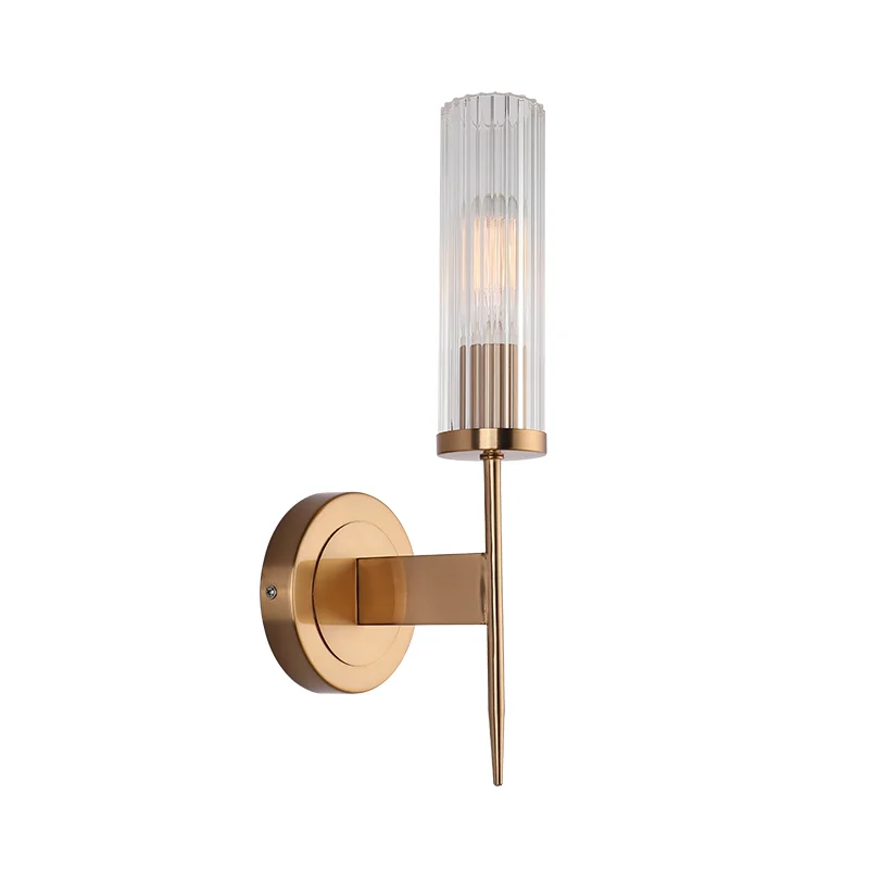 Imagem -02 - Modern Indoor Crystal Golden Wall Lamp Lâmpada Led Sconce Luz Interior para Quarto Decoração de Cabeceira Transporte Rápido