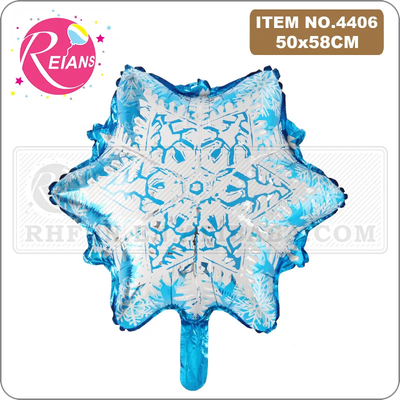 Winter Frozen Snowflake Foil Mylar Balloon Party Balloons Christmas New Year Snowflake Kids Adult Birthday Party Wedding Decor