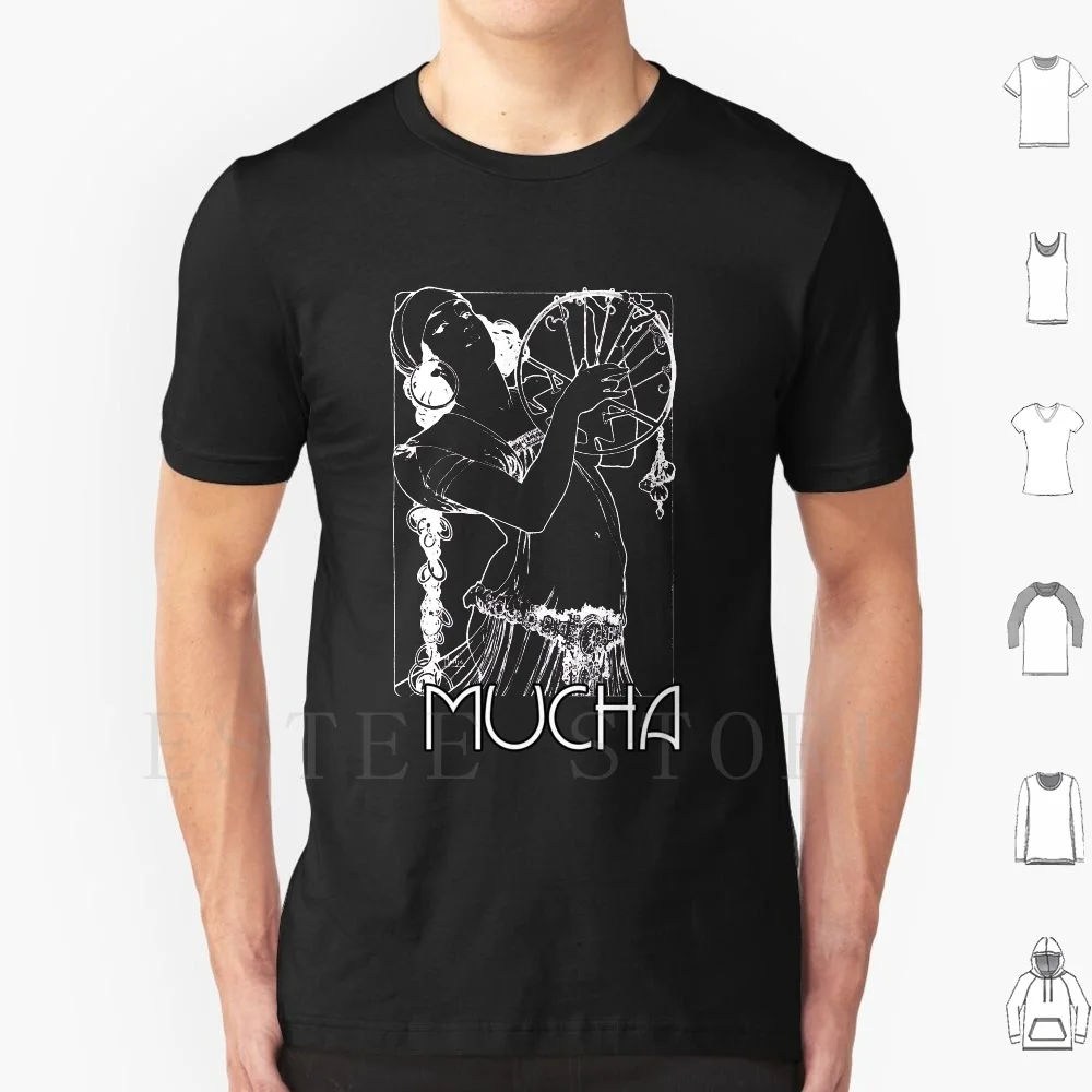 Salome T Shirt Print Cotton Alphonse Mucha Mucha Salome Art Nouveau Art Womens