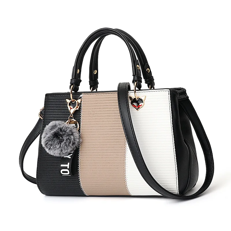 YINGPEI borsa a tracolla per donna borsa a tracolla moda per ragazze Design famoso pelle grande Tote Casual Hasp di alta qualità Casual nero nuovo