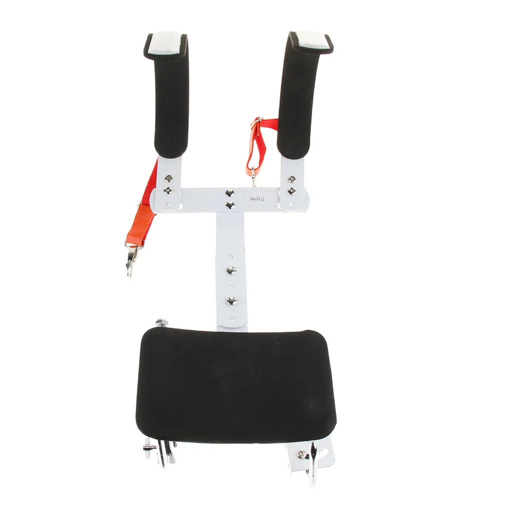 Aluminium Alloy Marching Snare Drum Bass Drum Carrier Support with Thickened Sponge Shoulder Pad, Great for Drum Player