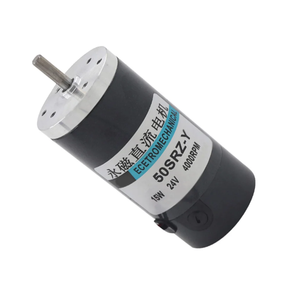 

50SRZ 12V Permanent Magnet DC Motor 24V Micro Motor 5000rpm High-speed Motor 15W Forward And Reverse Speed Regulation Motor PWM