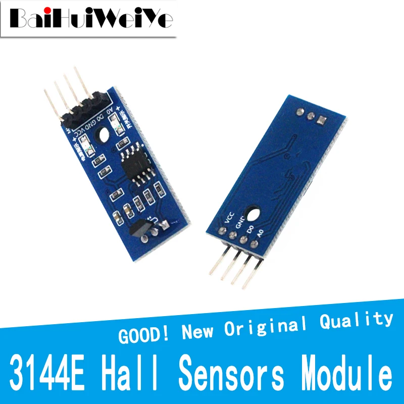 Hall Sensors Module 3144E Hall Switch Speed Magnetic Swiches Speed Counting Sensor Module For Arduino Smart Car