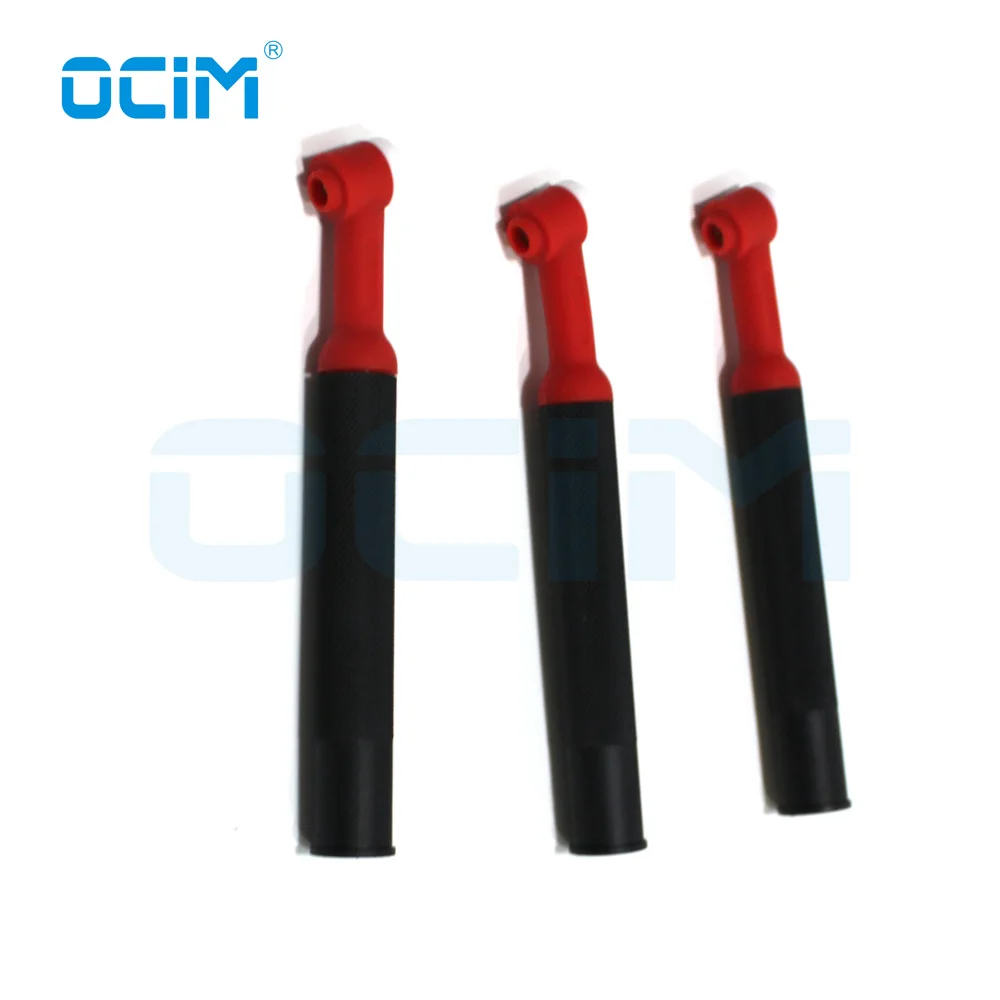 Cabezal de antorcha Tig rojo WP9F WP9FV SR9F /9FV y mango de soldadura negro