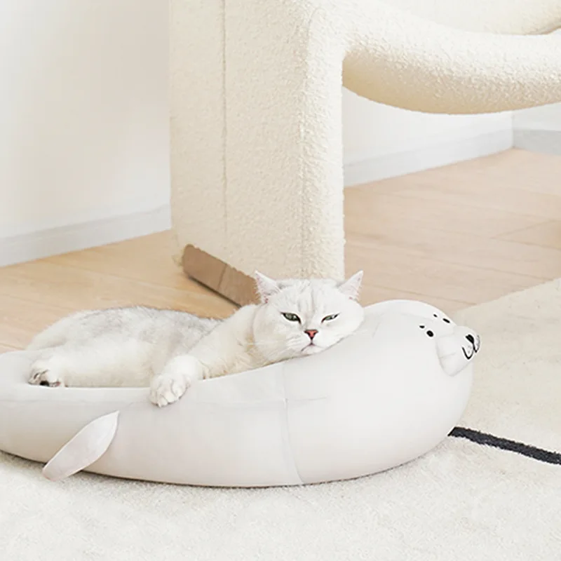 Cat bed seal cooling bed Plush Cat Pillow nesk fillers cushion Home supplies Designed pet bed Comfortable and breathable