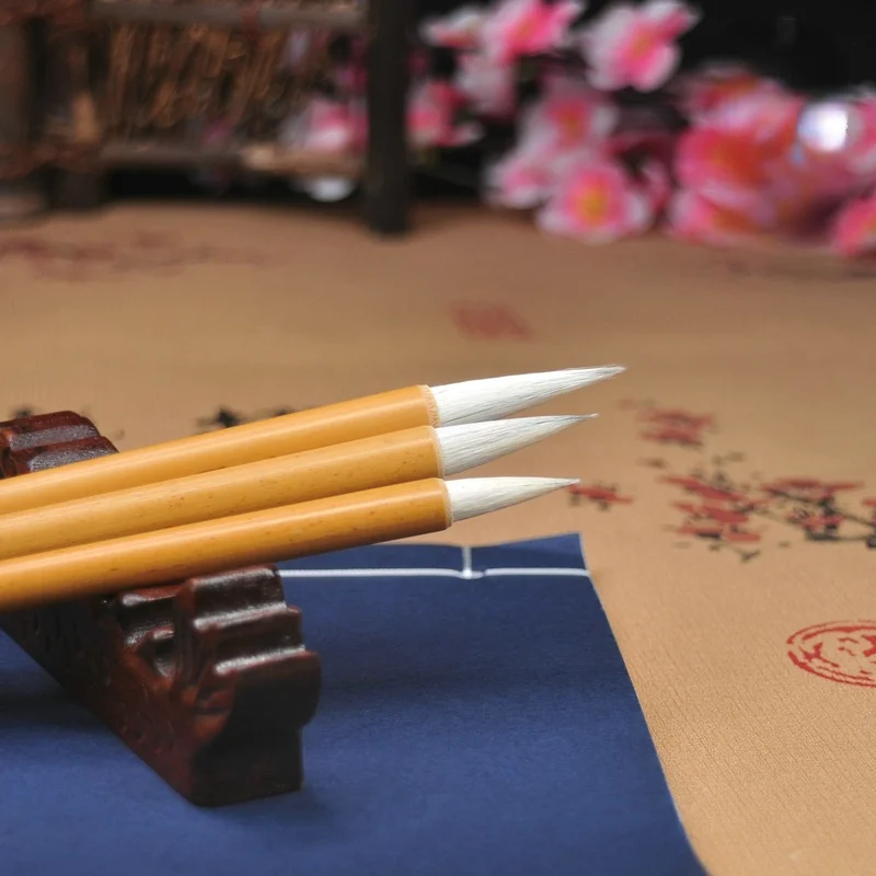 Large, Medium and Small White Cloud Brush Multiple Hair Chinese Painting Special Watercolor Pen for Beginners Art Painting Pen