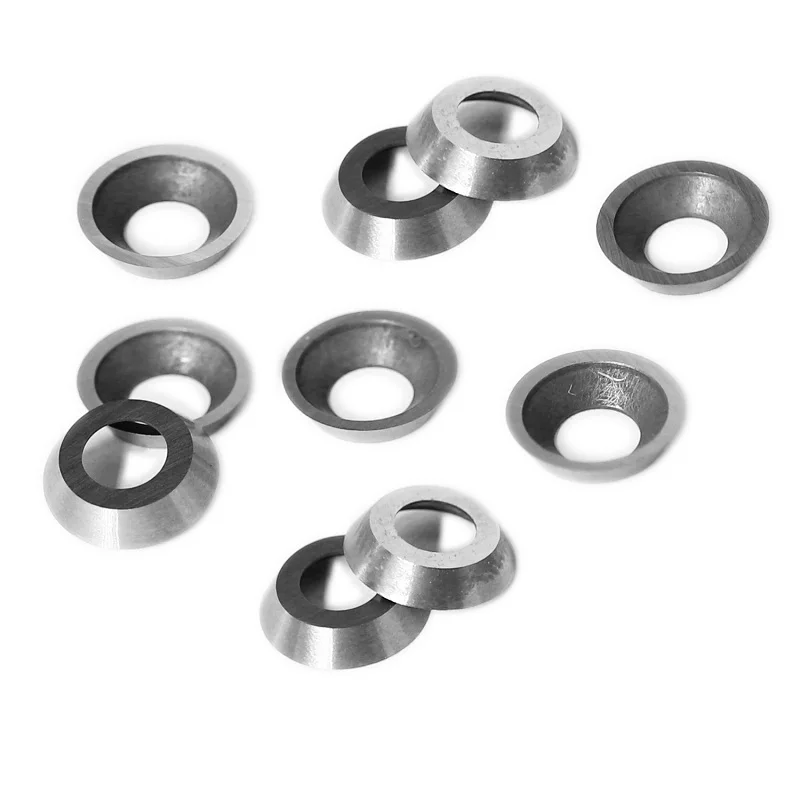 คาร์ไบด์แทรกเครื่องตัดมีด Ci5 8.9 มม.เปลี่ยนเหมาะสําหรับ DIY เครื่องกลึงไม้ Finisher Hollower เครื่องมือ 10pcs