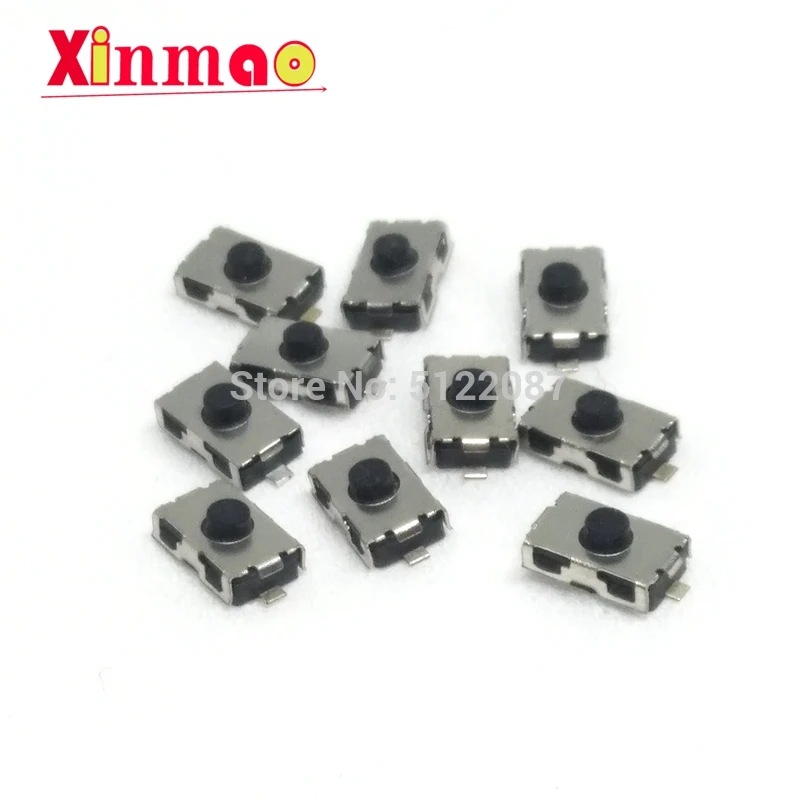 10PCS 3*6*2.5 NC Micro Switch Normally Closed 3*6 SMD Touch Silica Gel Button Keys Interrupteur 4*6 NC Soft Button SMD 3x6x2.5