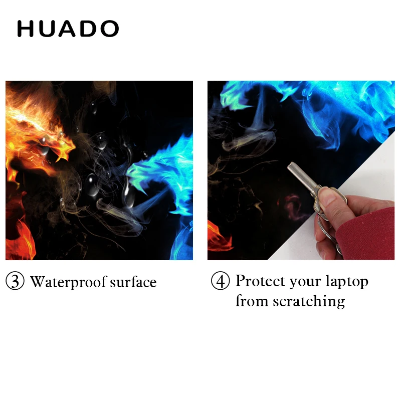 Cool Black Pattern Notebook Sticker 15 "17" 14 "12" PC Sticker Cover portatile Laptop Skin per Macbook/HP/Dell