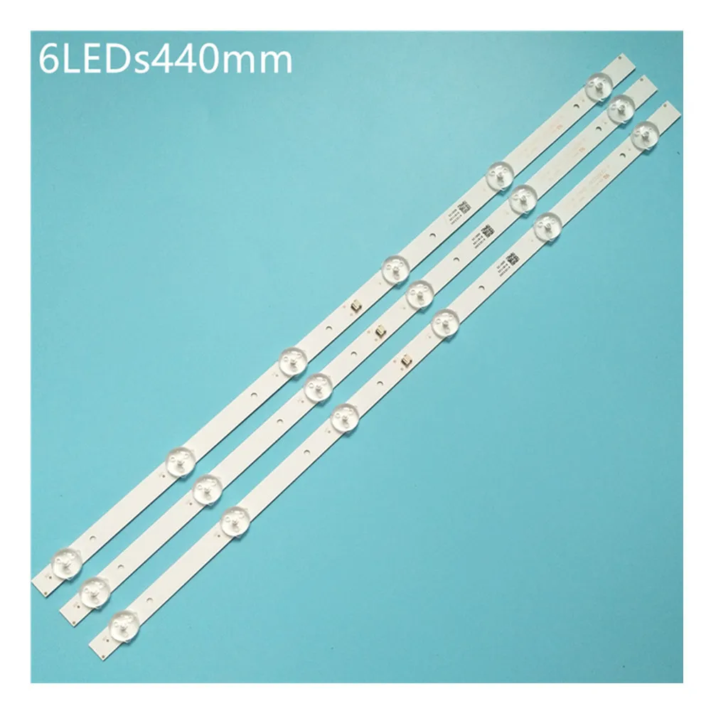 439mm LED Backlight strip 6 Lamp for 23 24 inch LCD TV JL.D23661235 G238CD3L01-8 LC238LF1L01 TFTD217073 JL.D23661235-140ES-M_V01