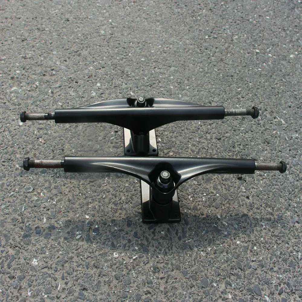 10.5inch longboard truck skateboard bridge 2pcs black silver big trucks longboard bridge