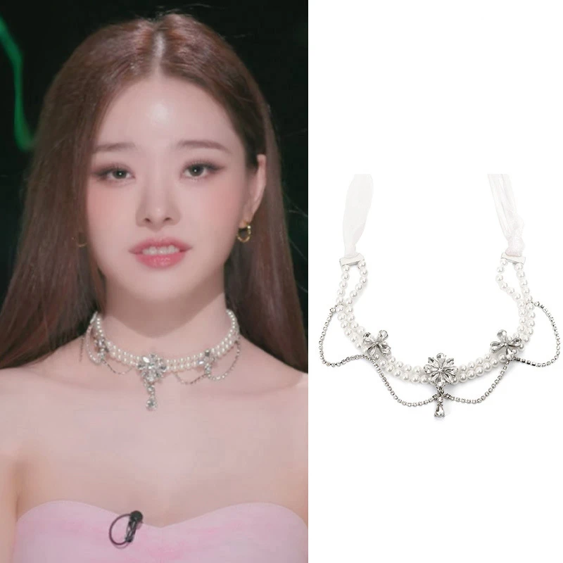 Song zhiya same Korea choker chain same Drama Fashion new necklace high-quality for women girl gift