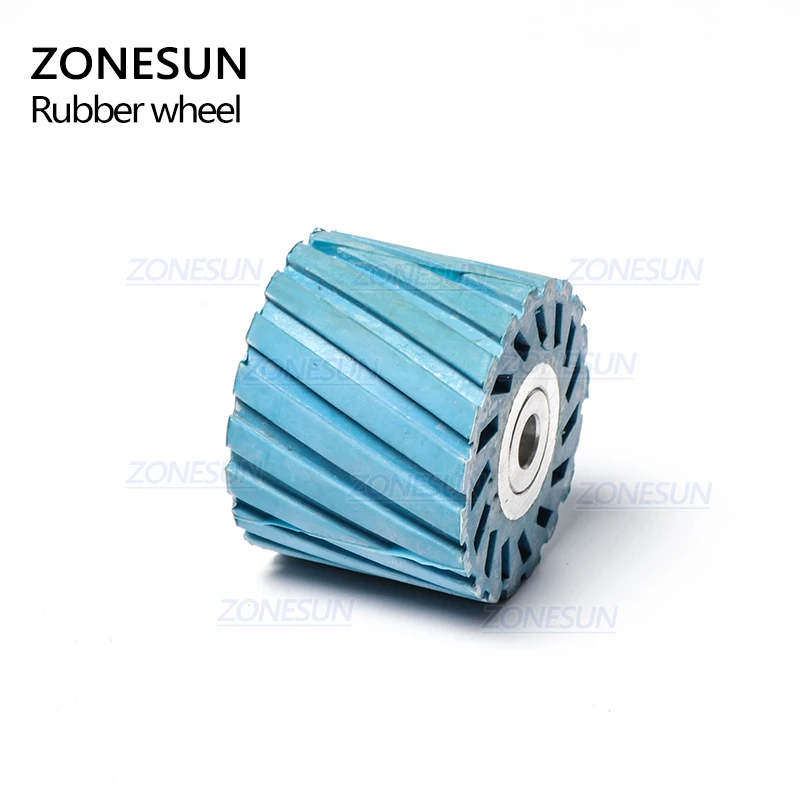 ZONESUN Leather Edge Polisher For Leather Border Burnishing Machine Rubber Wheel Edge Polishing Leather Polisher Sandpaper