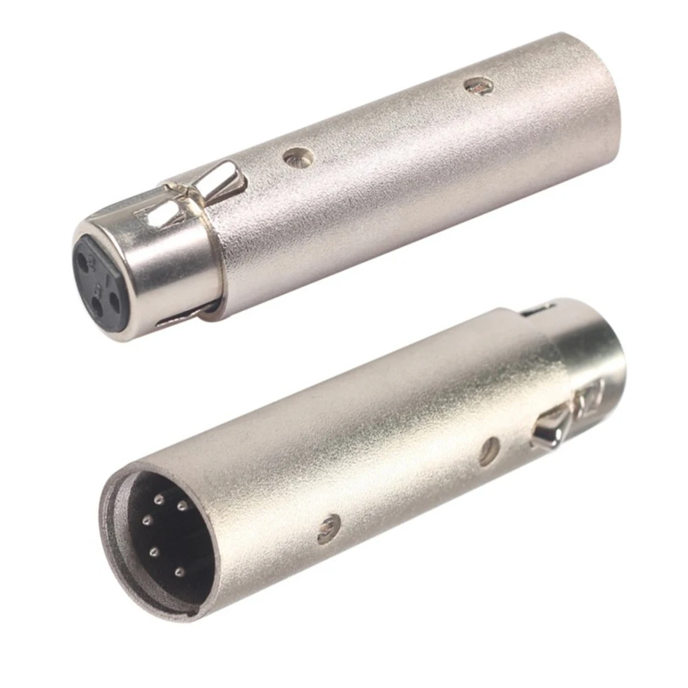 adaptador conversor xlr para filmadora luz de sinal dmx pinos para pinos conector novo 01