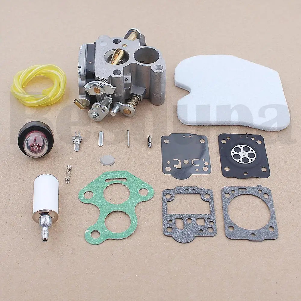 Filtro Aria carburatore Kit di Riparazione Per Husqvarna 235 235E 236 240 240E Motosega 545072601, 574719402 w Linea di Combustibile Carb Guarnizione Set