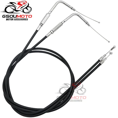 Удлиненный трос дроссельной заслонки, провод сцепления для Harley Sportster Iron XL 883 1200 H XL883R P L C Dyna Softail Fat Boy Road King