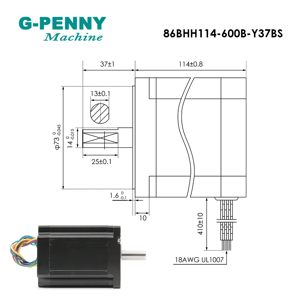 Nema 34 cnc motor deslizante 86x114mm 8.7n. m l = 114mm 6a stepping motor 1700oz-in para cnc máquina de gravura impressora 3d