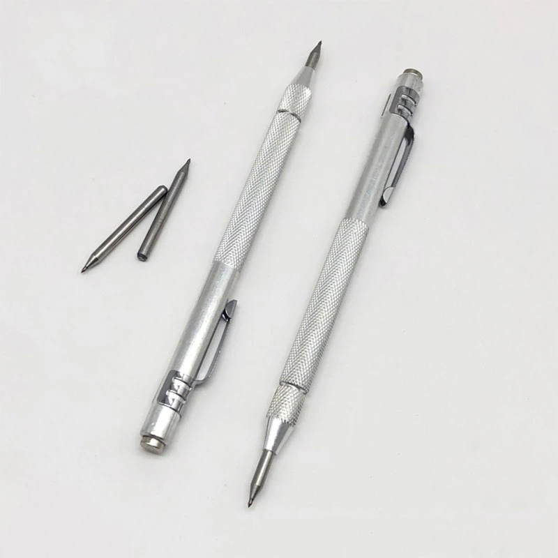 Magnetic Metal Scriber Pen Engraving Pen Tungsten Carbide Scriber Portable Scribing Pen for Glass Ceramics Metal