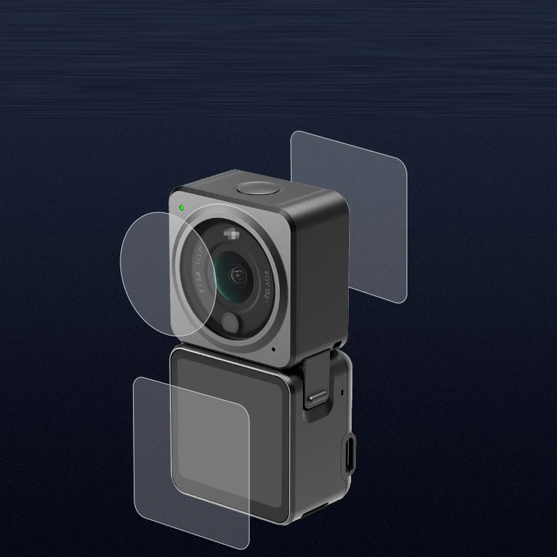 Cover protettiva per schermo in vetro temperato per DJI OSMO Action 2 Display dell'obiettivo della fotocamera pellicola protettiva per schermo Action2 accessori per custodia