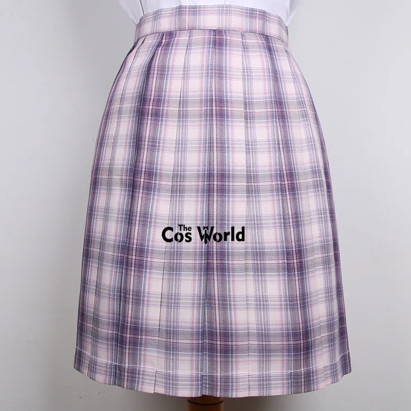 [5 Cm/s] Japanse Meisje Zomer Hoge Taille Geplooide Plaid Rokken Voor Jk Schooluniform Studenten Doeken