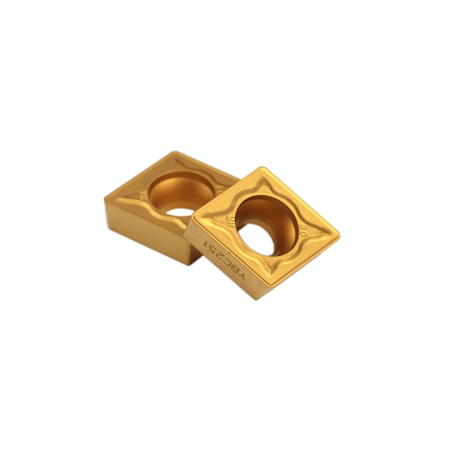 Lama interna di taglio dell'utensile di tornitura del foro degli utensili del tornio di CNC dell'inserzione del carburo di CCMT120408-53 HR YBC251 YBC252, acciaio