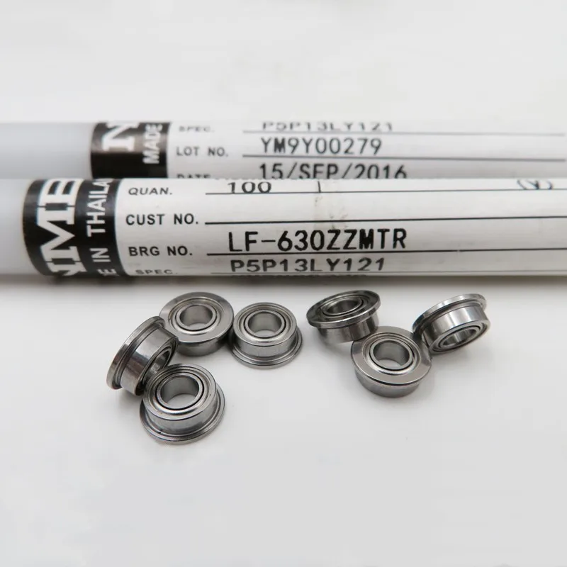 20 Stück Original NMB Flanschlager LF-630ZZ 3*6*2,5 mm MF63ZZ Miniatur-Flanschkugellager 630 MF63 3x6x2,5 mm – Detail 1