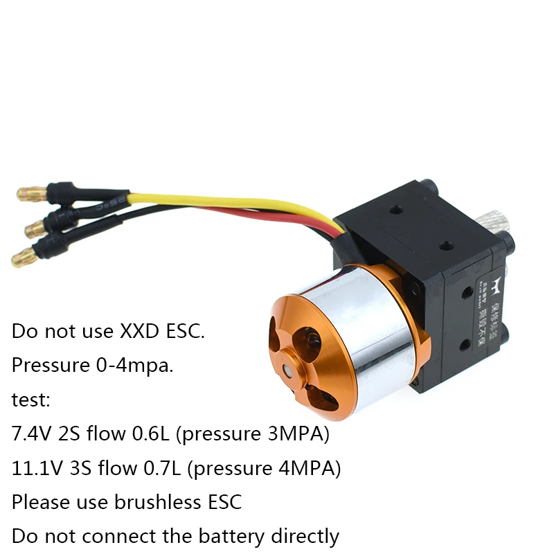 0-4MPA Brushless Hydraulic Oil Pump for LESU JDM RC Excavator Loader 1/14 Tamiya Rc Truck For Sacnia For volvo