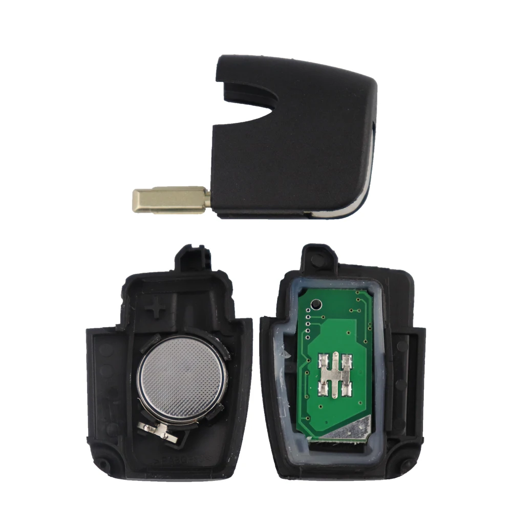 Yiqixin-Chip Flip Car Key, Ford Focus, MK2, Mk3, Mk4, 2, Fiesta, Mondeo, Ranger, Fusion, S Max, Lâmina FO21, 3 Botão, 433MHz, 4D60