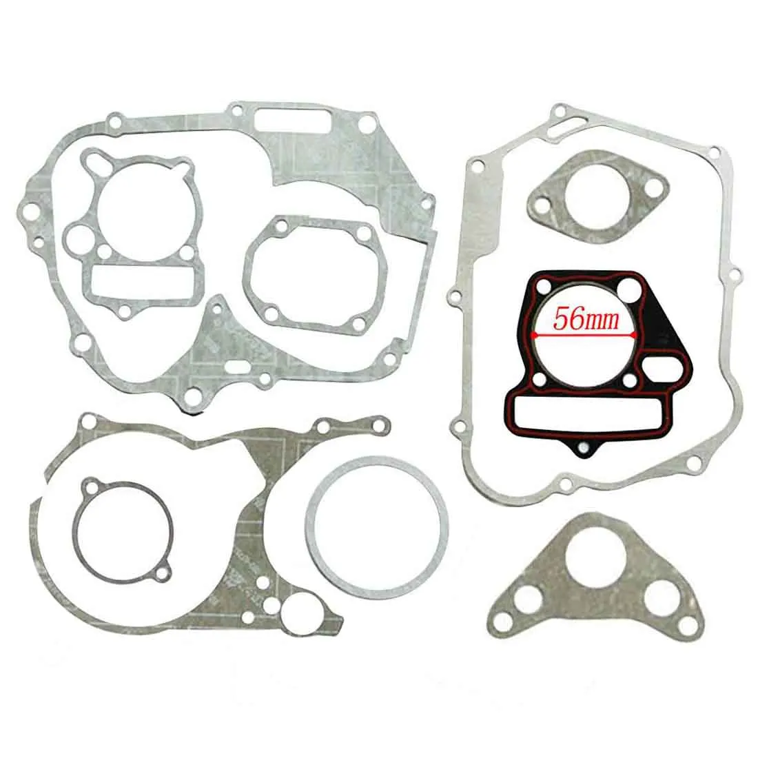 For LF125cc 140cc 150cc Engine Big Bore Cylinder Base Head Gaskets Set Motorcycle Mini Bike Scooter Quad Buggy