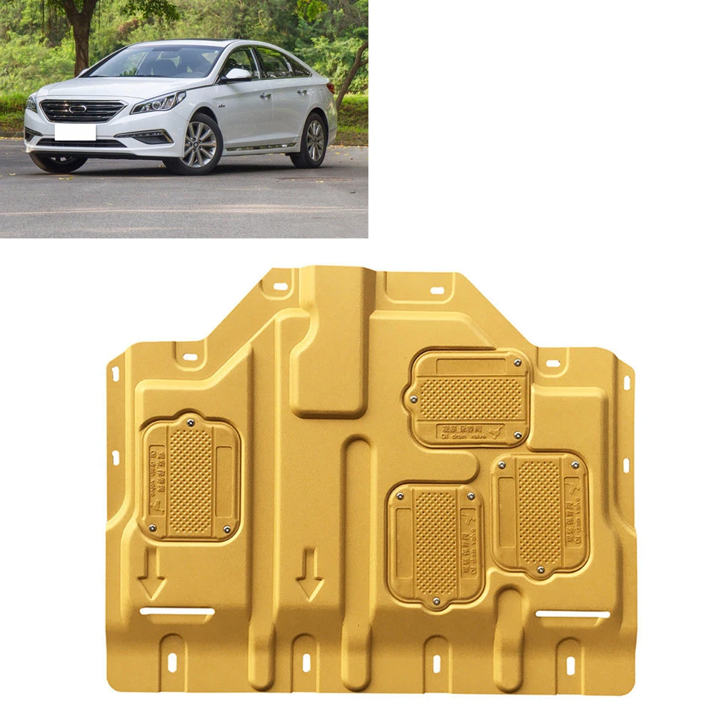 For Hyundai Sonata 9th 2015-2017 Under Engine Guard Board Splash Shield Mud Fender Cover Mudflap Molding Plate Panel Mudguard