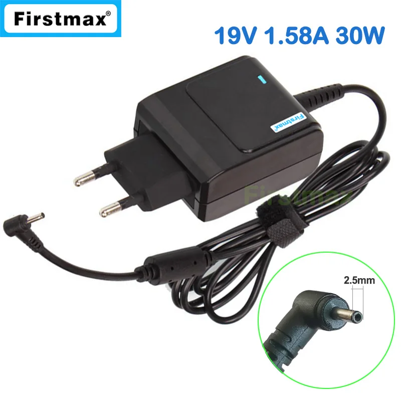 

AC Power Adapter 30W Charger 19V 1.58A for ASUS Eee pc X101CH 1001PXD 1015BM AD82000 AD82030 AD820M0 EXA1004EH EU Plug