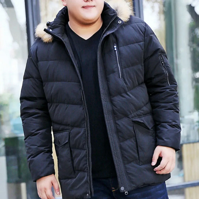 Winter down jackets Men 5XL 6XL 7XL 8XL 9XL 10XL Bust 170cm Plus size down jacket men 3 colors