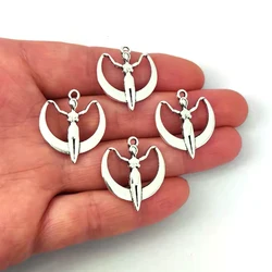 5pc moon goddess pagan pendant charm For DIY Women Yoga Nymph Pendant charms Pagan Jewelry Fertility Wiccan Witchy charms Gift