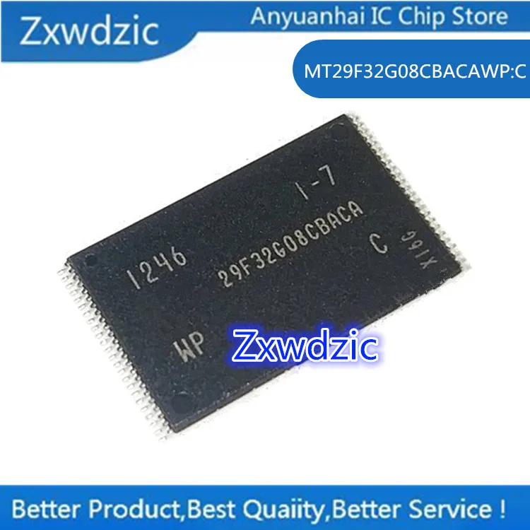 

2pcs 100% New Original MT29F32G08CBACAWP:C TSOP48 IC Chip Memory MT29F32G08CBACA