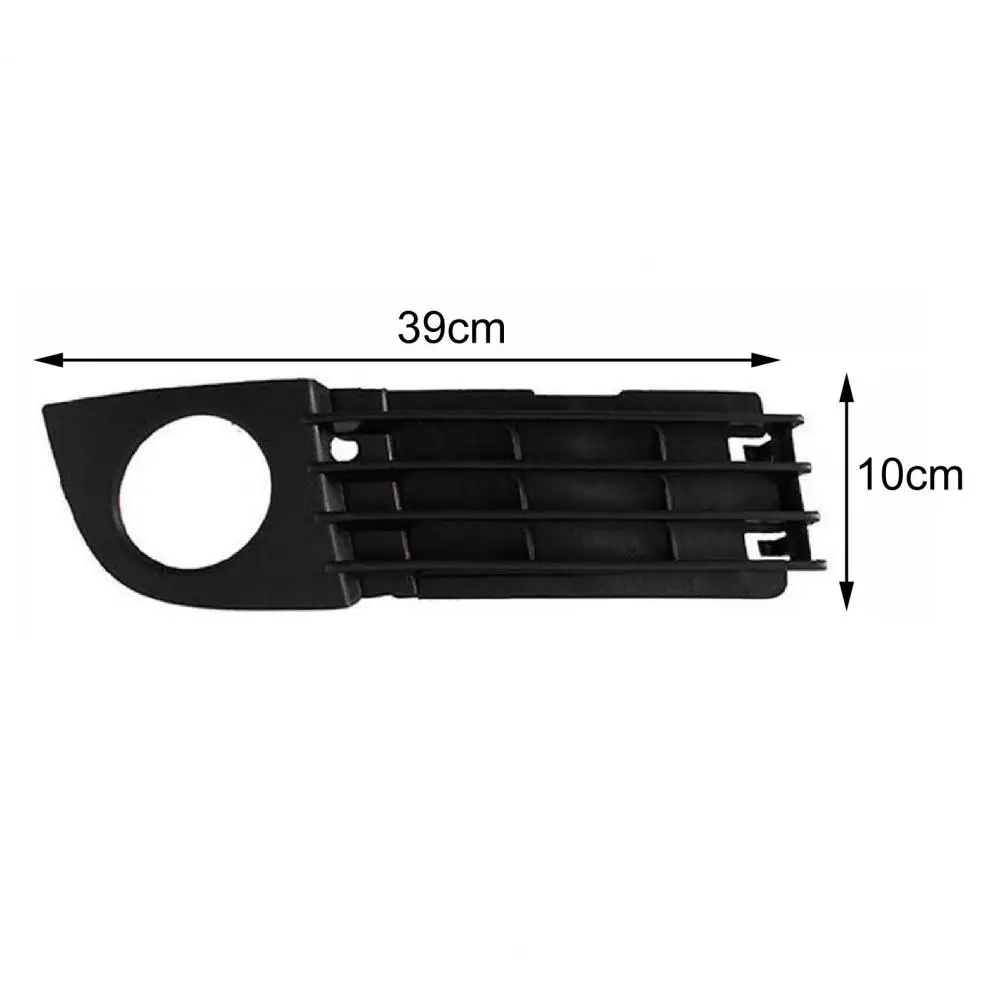 2 Pcs Black Fog Lamp Grille Car Front Fog Light Grille Cover Trim  4B0807681T 4B0807682T For Audi A6 C5 03-05