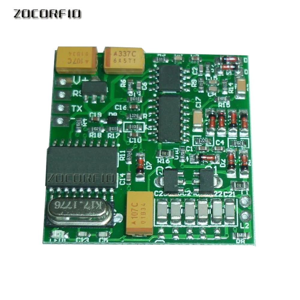 134.2kHz AGV FDXB A Lungo Raggio ISO11784/85 FDX-B EM ID Tag Animale Orecchio Tag Reader Moulde UART