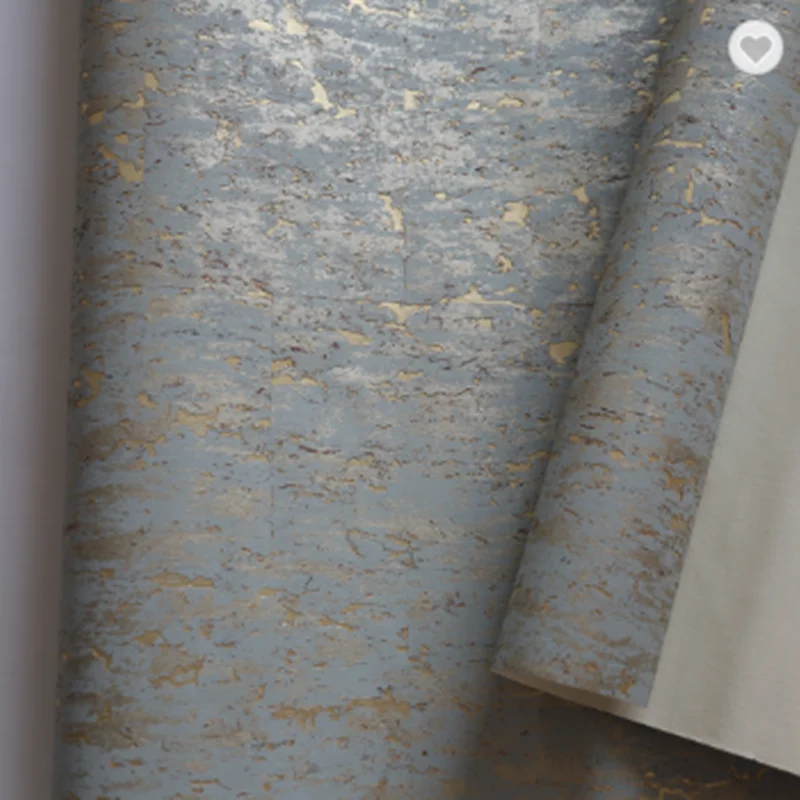 Free Sample MYWIND New Design Silver Dusty Yellow Court Style Bohemian Luxury Wallpaper Wholesale Living Home Cork Wallcoverings