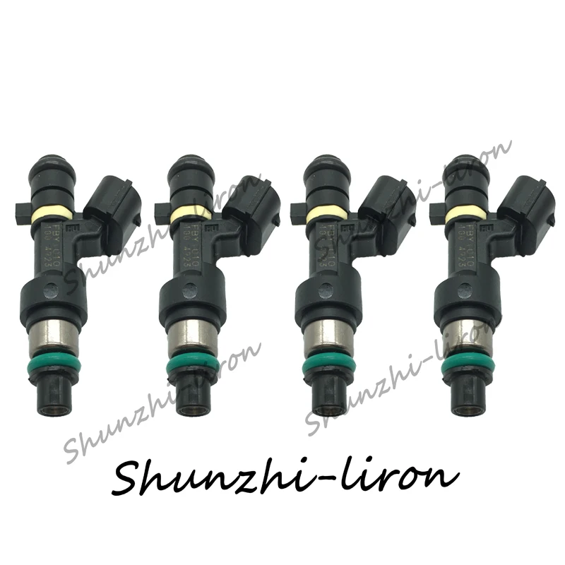 4pcs Fuel Injectors For Qashqai Sentra J10 Tiida SC11X Cube C11X QR20DE 2.0L MR18DE 1.8L FBY1010 16600-EN200 FBY2850