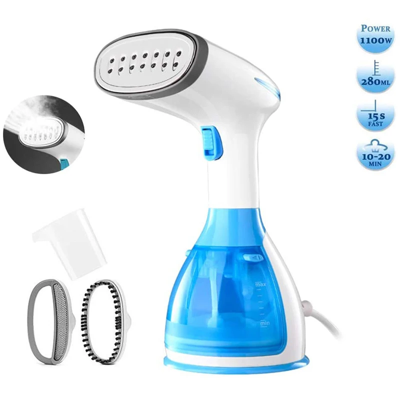 

290ml Handheld Steamer 1500W Powerful Garment Steamer Portable 15 Seconds Fast-Heat Steam Iron Ironing Machine for Home Travel