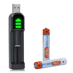 Batteria ricaricabile AAAA e caricabatterie USB AAAA per batterie con penna di superficie sveglia torce elettriche e altri giocattoli elettronici