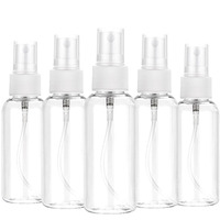 3/5/10pcs Refillable 10ml 30ml 50ml 60ml 100ml Clear PET Plastic Portable Spray Bottle Empty Perfume Container