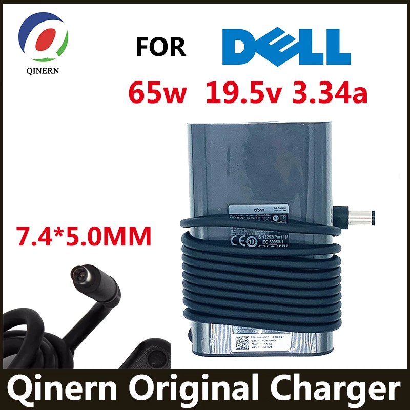 Original 19.5V 3.34A 65W AC Adapter Charger for Dell Latitude E5250 E5440 E5540 E5550 E6420 E6430 E6440 E6500 LA65NM130 DA65