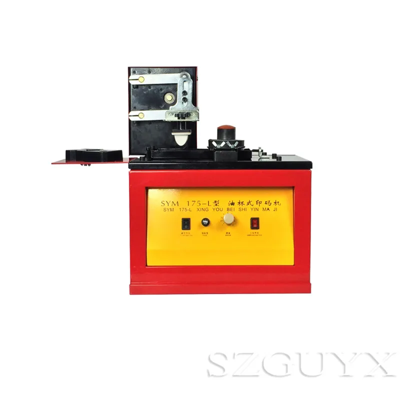 Fully automatic production date coding machine electric scraper type ink pad printing machine Small inkjet printer typewriter