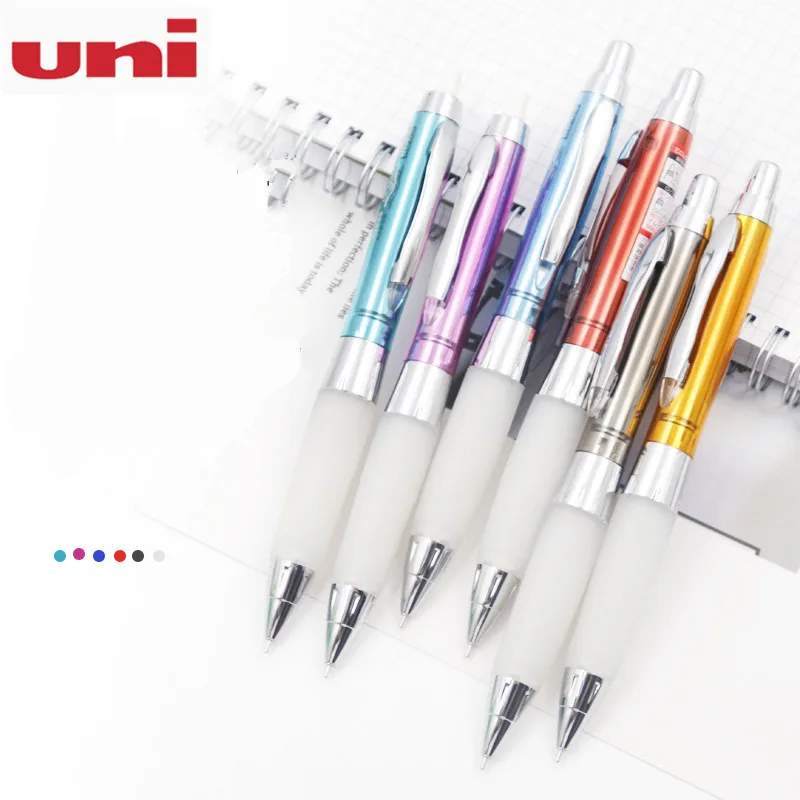 

1pc Japan UNI M5-618GG Automatic Pencils Shake Out Lead 0.5mm Student Mechanical A-gel Anti-fatigue Office and School Supplies