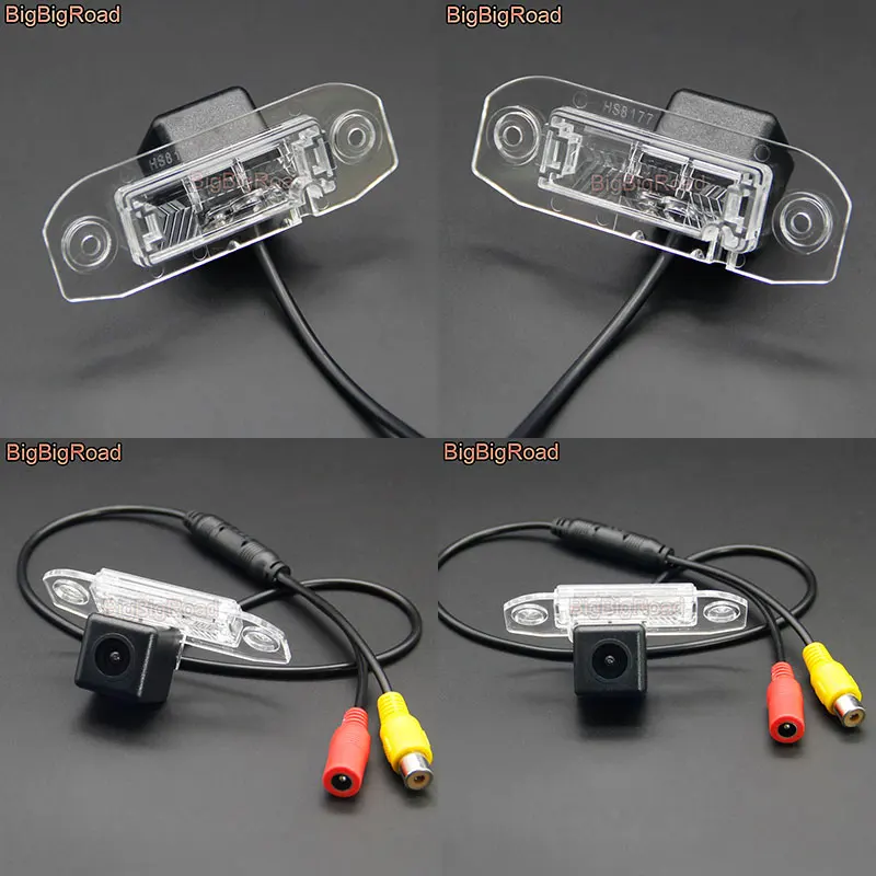 BigBigRoad For Volvo XC60 XC 60 2008-2014 XC90 XC 90 2007-2014 / V50 2004-2015 Car HD Rear View Camera Auto Backup Monitor