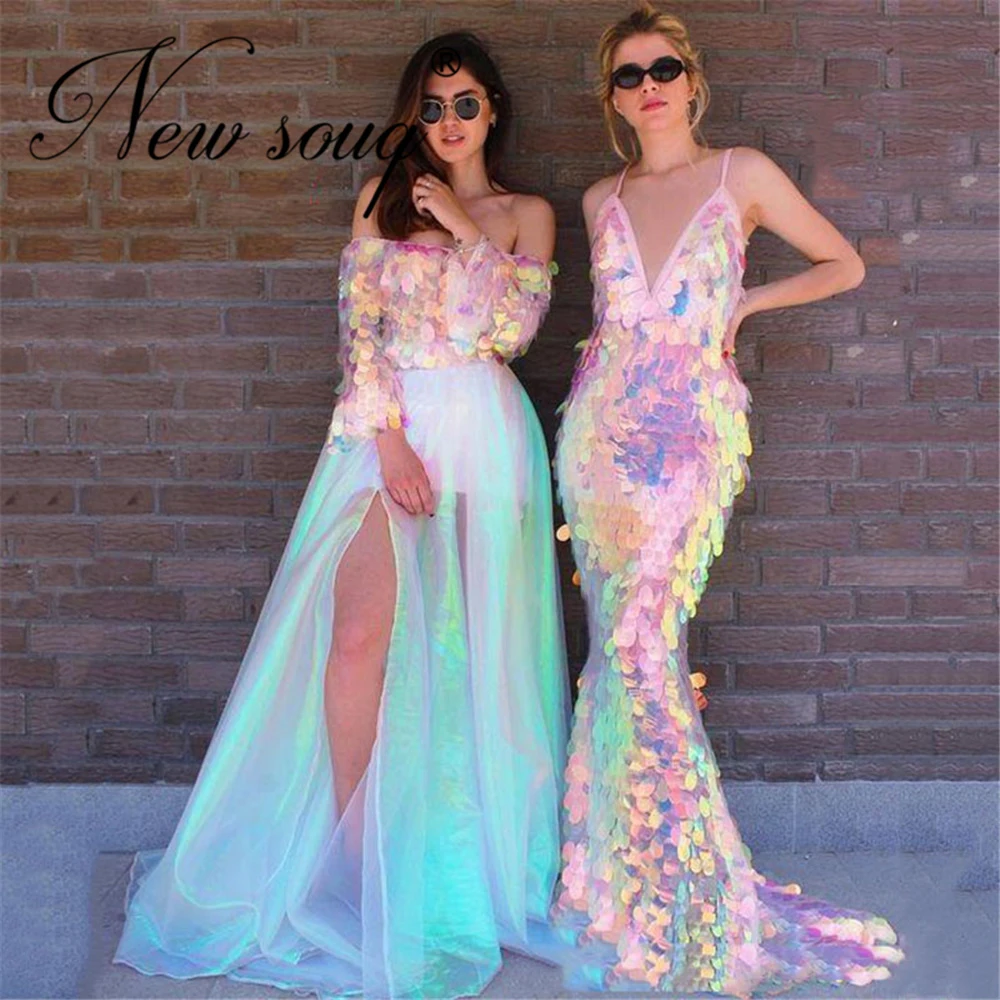 

Sequins V Neck Dubai Formal Dress Two Styles 2020 Middle East Party Night Mermaid Prom Dresses Aibye Robes De Soiree Celebrity