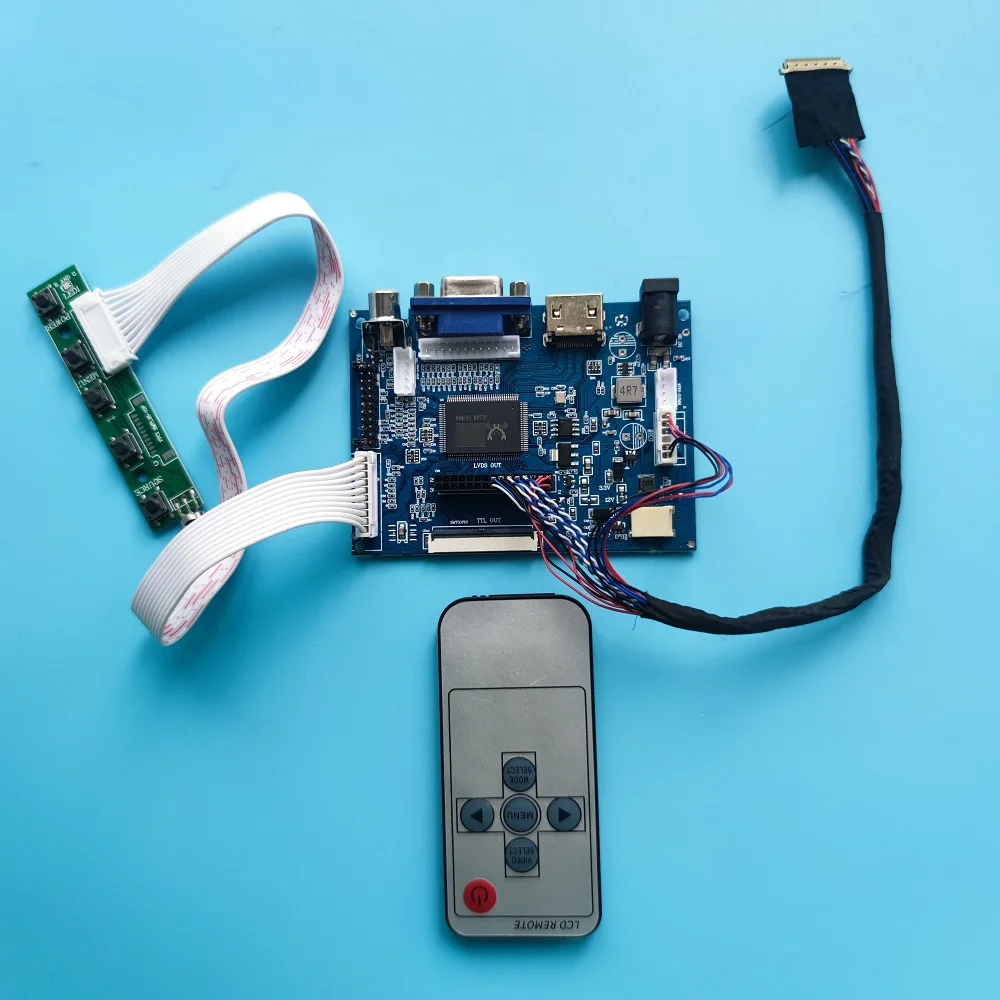 For LTN156AT05 40pin 2AV LCD remote Screen LED panel 15.6" 1366×768 display HDMI-compatible VGA Controller Board kit