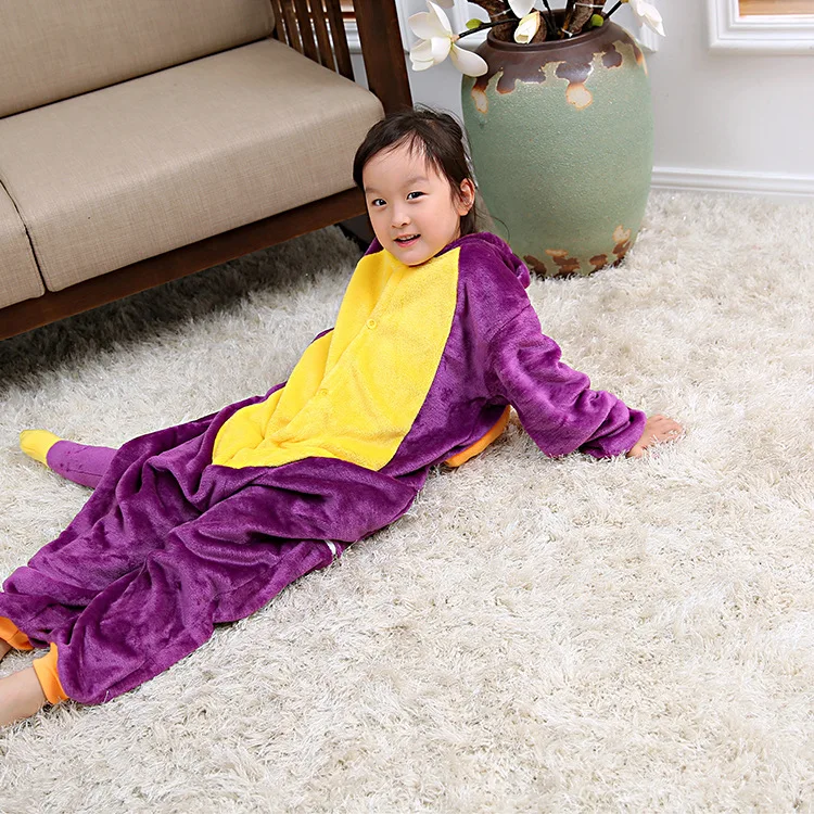 Women Onesie Spyro Dragon Pajama Adult Kid Purple Animal Character Costume Funny Festival Party Jumpsuit Winter Warm Play Suit