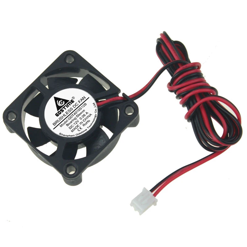 5pcs Gdstime DC 12V 40x40x10mm sleeve 1M long Cable 100CM Cooling Cooler Fan 3D Printer 4cm 40mm x 10mm 4010