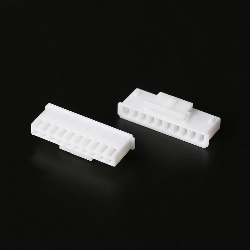 20Pcs XHB2.54 connectors male plug plastic shell Housing with buckle 2.54mm 2P 3 4 5 6 7 8 9 10PIN Insert Shell